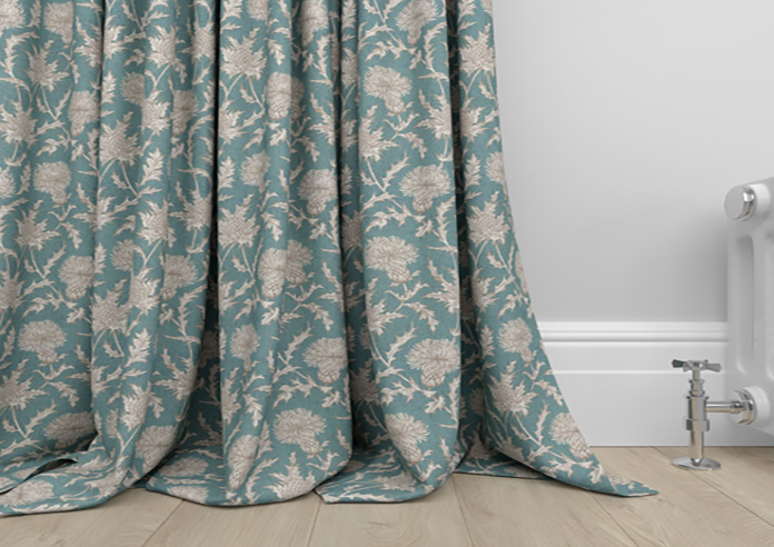 Carlina, Teal - Made to Measure Curtains - Image 6